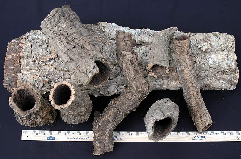 Cork Bark Tubes 