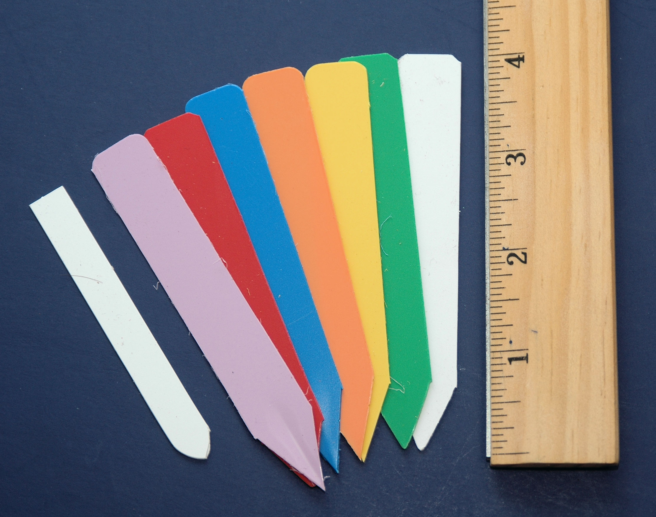 Labels - Colored Plastic (Small - Plain) 