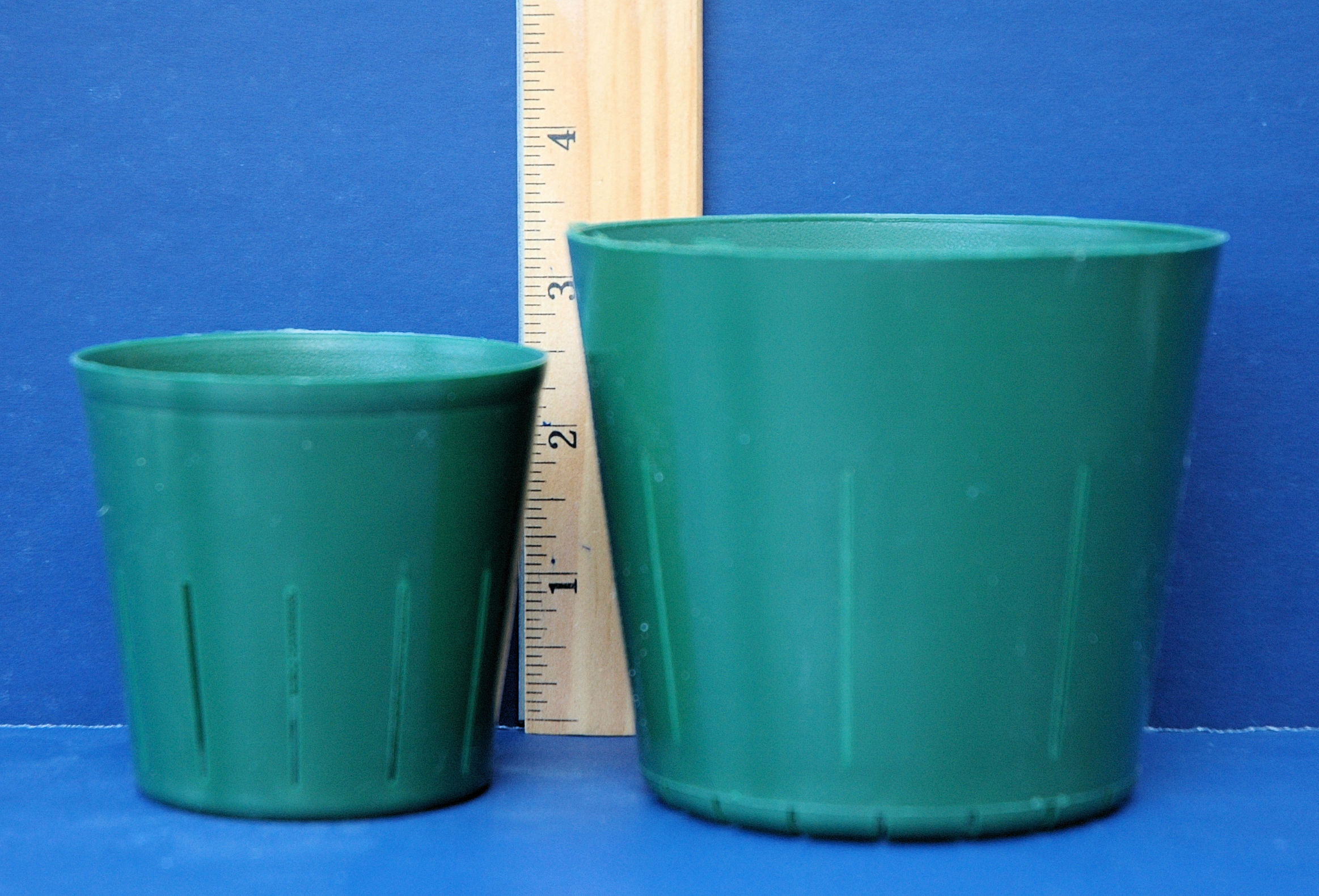 - Green Slitted Pots