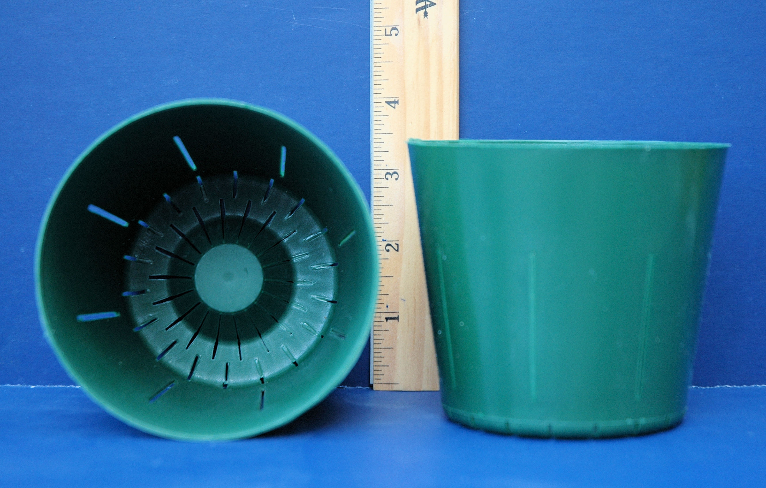 - Green Slitted Pots