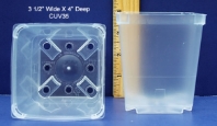 See-Thru Square Pots 