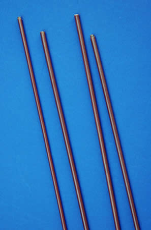 Stakes, Brown Coated Metal 