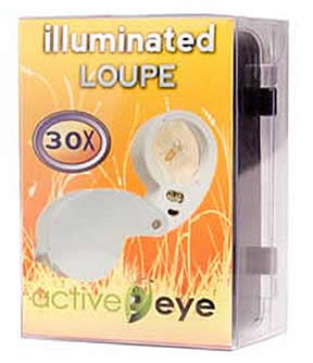 Active Eye Loupe, Illuminated, 30X 