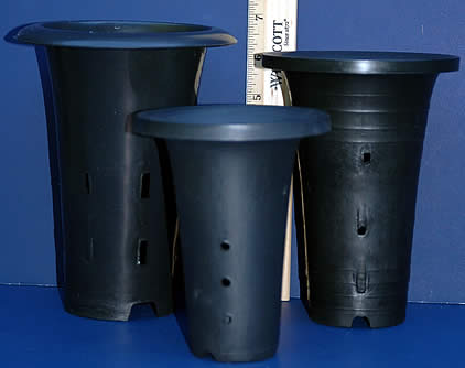 Cymbidium Pots - Plastic (with Side Holes) 