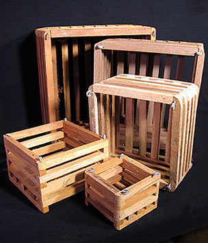 Wood Baskets - Square 